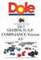 2017 GLOBAL G.A.P. COMPLIANCE Version 4.0