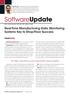 SoftwareUpdate. Real-Time Manufacturing Data, Monitoring Systems Key to Shop-Floor Success PASSWORD