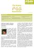 P G S. The Global. Newsletter. Indonesia Organic Alliance officially launches PAMOR Indonesia. Table of Contents