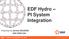 EDF Hydro PI System Integration