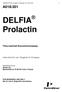 DELFIA Prolactin A Time-resolved fluoroimmunoassay. Instructions for use. Reagents for 96 assays