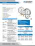 Data Sheet 8008A Commercial Pressure Gauge