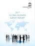 2017 GLOBAL BUSINESS SURVEY REPORT