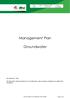 Management Plan. Groundwater