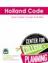 Holland Code. and Career Cluster Activities. ... Organizations ...