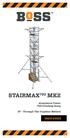 STAIRMAX 700 MK2 USER GUIDE. Aluminium Tower 700 Climbing Rung. 3T - Through The Trapdoor Method
