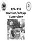 EPA 339 Division/Group Supervisor