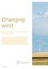 Changing wind. New technologies for wind-turbine and wind-farm control