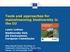 Tools and approaches for mainstreaming biodiversity in the EU. Laure Ledoux Biodiversity Unit, DG Environment, European Commission