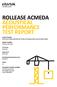 ROLLEASE ACMEDA ACOUSTICAL PERFORMANCE TEST REPORT