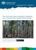 research report How much water does a woodland or plantation use: a review of some measurement methods