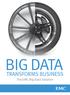 BIG DATA TRANSFORMS BUSINESS. The EMC Big Data Solution