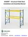 SK3000 Structural Pallet Rack Installation and Assembly Manual