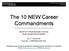 The 10 NEW Career Commandments