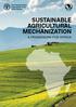 SUSTAINABLE AGRICULTURAL MECHANIZATION