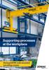 Supporting processes at the workplace. Demag EKWK wall-mounted travelling cranes