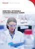 Research Chemicals. HONEYWELL RETURNABLE CONTAINER PROGRAM EUROPE Reduce Costs and Accelerate Your Research