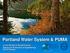 Portland Water System & PUMA. Lorna Stickel & David Evonuk Resource Protection & Engineering Work Groups