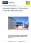 Anaerobic digestion infrastructure in the UK: September 2011