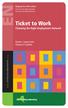Ticket to Work Choosing the Right Employment Network