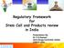 Regulatory framework for Stem Cell and Products review in India. Presentation By: Dr. V G Somani Joint Drugs Controller (India) CDSCO (HQ)