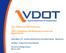VDOT s Experience with Reinforced Concrete and Metal Culverts