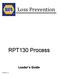 Loss Prevention. RPT130 Process. Leader s Guide. Revision 1.0