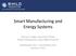 Smart Manufacturing and Energy Systems