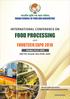 FOOD PROCESSING FOODTECH EXPO 2018 INTERNATIONALCONFERENCEON. and. October 25-27, 2018 IARI Fair Ground, New Delhi, India.
