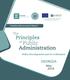 The Principles of Public Administration. Policy Development and Co-ordination BASELINE MEASUREMENT REPORT