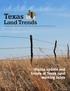 Texas. Land Trends. Status update and trends of Texas rural working lands