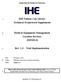 IHE Patient Care Device Technical Framework Supplement. Medical Equipment Management Location Services (MEMLS) Rev. 1.3 Trial Implementation