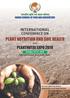 PLANT NUTRITION AND SOIL HEALTH