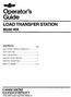 Operator s Guide LOAD TRANSFER STATION. Model 40A