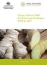 Ginger Industry R&D Priorities and Strategies: 2012 to 2017