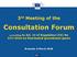 Consultation Forum. 3 rd Meeting of the. according to Art. 23 of Regulation (EU) No 517/2014 on fluorinated greenhouse gases. Brussels, 6 March 2018