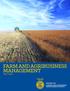 FARM AND AGRIBUSINESS MANAGEMENT