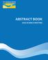 ABSTRACT BOOK 2016 SCIENCE MEETING