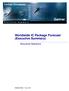 Worldwide IC Package Forecast (Executive Summary) Executive Summary