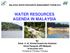 WATER RESOURCES AGENDA IN MALAYSIA