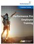 Performance Pro Employee Training