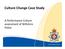 Culture Change Case Study. A Performance Culture assessment of Wiltshire Police