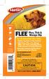 CAUTION. Flea, Tick & Mange Dip. For Residential Use Only NET CONTENTS: ONE PINT