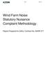 Wind Farm Noise Statutory Nuisance Complaint Methodology.