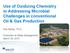 Use of Oxidizing Chemistry in Addressing Microbial Challenges in conventional Oil & Gas Production