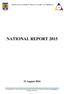 NATIONAL REPORT 2015