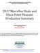 2017 Marcellus Shale and Utica Point Pleasant Production Summary