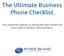The Ultimate Business Phone Checklist. Your essential roadmap to finding the right solution for your small-to-medium sized business.
