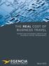 The Real Cost of Business Travel. Business Travel ProgramMEs