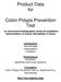 Product Data for. Colon Polyps Prevention Test